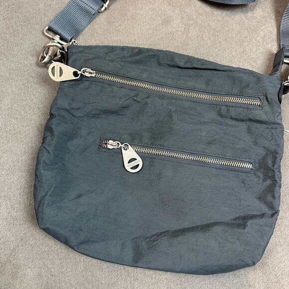 Baggallini Messenger Crossbody Shoulder Bag Women's Gray Travel College Work - Picture 3 of 6